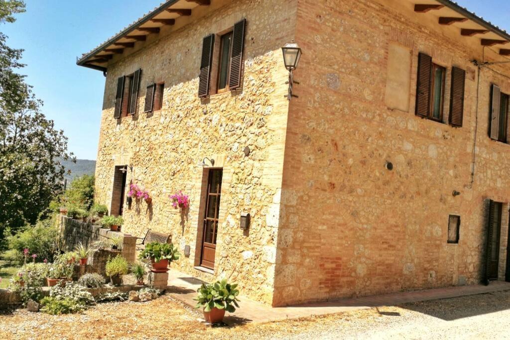 Claudia Vacanza Toscana - Appartamento Melograno -10 Min Da Siena Sovicille Exterior foto
